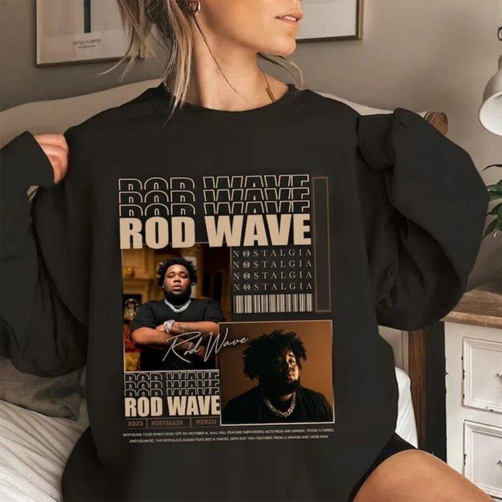 Tour Nostalgia Sweater, Rod Wave Nostalgia Rap Music Sweatshirt